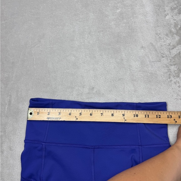 Athleta Rainer Bootcut Noble Blue Zip Pockets Athletic Leggings 467899 Small - Picture 7 of 16